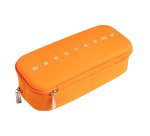 Astuccio 2 zip Monocromo -  21 x 5 x 9 cm - silicone/poliestere - colori assortiti - Pigna