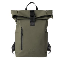 Zaino Roll-top Drop - 30 x 42 x 14 cm - gomma - verde - In Tempo