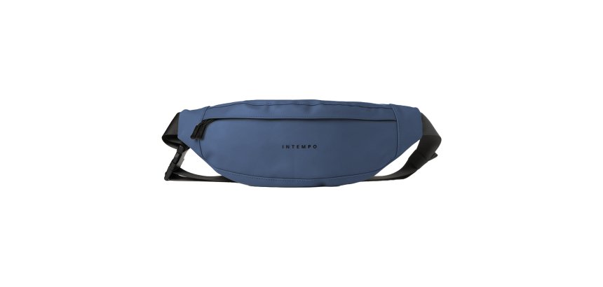 Marsupio Drop - 37 x 14 x 5 cm - gomma - blu - In Tempo