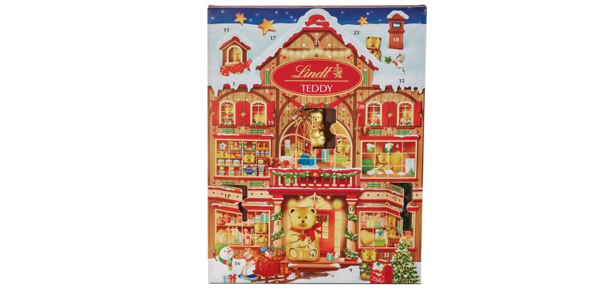 Calendario dell'Avvento Orsetto Teddy - 170 gr - Lindt