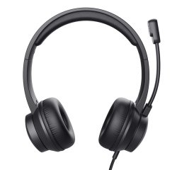 Cuffie USB per PC HS-201 - con microfono - nero - Trust
