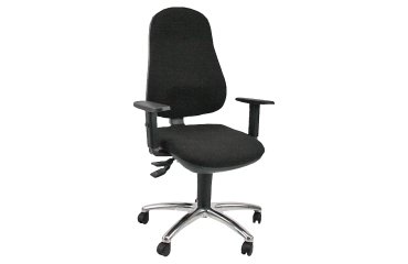 Seduta operativa Ariel AISYC - con braccioli regolabili - nero - Unisit