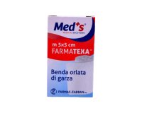 Benda di garza orlata - 5 cm x 5 mt - Med's - conf. 12 pezzi