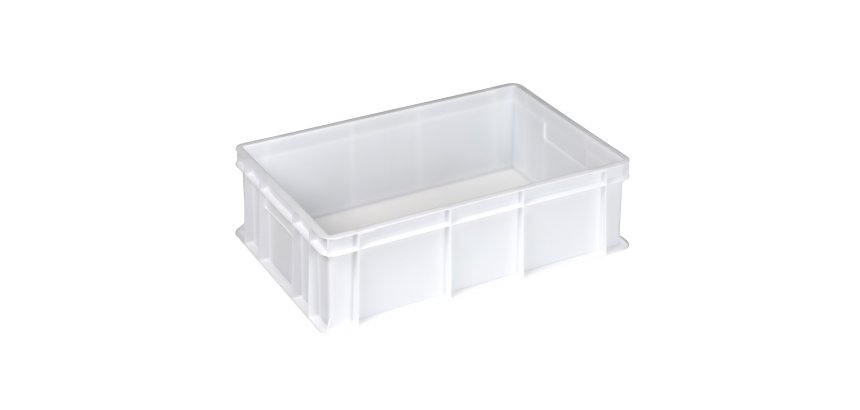Cassa alimentare Europa - 60 x 40 x 17 cm - 32 L - HDPE - neutro - Mobil Plastic