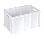 Cassa alimentare Europa - 60 x 40 x 32 cm - 64 L - HDPE - neutro - Mobil Plastic