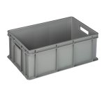 Cassa industriale Europa - 60 x 40 x 22 cm - 42 L - PP - grigio - Mobil Plastic