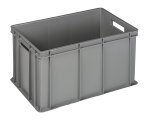 Cassa industriale Europa - 60 x 40 x 32 cm - 64 L - PP - grigio - Mobil Plastic