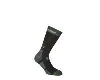 Calze corte tecniche Blow - taglia M (40-43) - nero/verde fluo - U-Power - conf. 2 paia