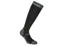 Calze lunghe tecniche Zenith - taglia L (44-47) - nero/verde fluo - U-Power - conf. 2 paia