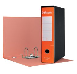 Registratore Essentials G75 - dorso 8 cm - protocollo 23x33 cm - arancione - Esselte