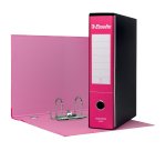 Registratore Essentials G75 - dorso 8 cm - protocollo 23 x 33 cm - fucsia - Esselte