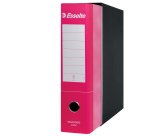 Registratore Essentials G75 - dorso 8 cm - protocollo 23 x 33 cm - fucsia - Esselte