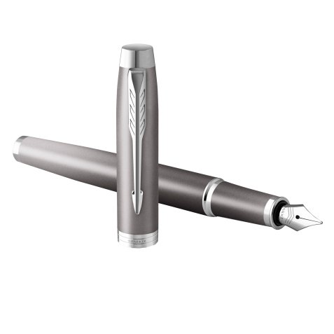 Penna stilografica IM Monochrome Rituals Grey - punta M - grigio - Parker