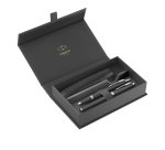 Gift Set IM Black Edition CT - sfera + stilografica - punta media - nero - Parker