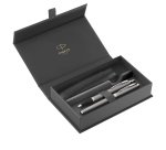 Gift Set IM Stainless Steel Edition CT - sfera + stilografica - punta media - acciaio - Parker