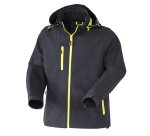 Giubbotto Softshell Rossini R Boost, antracite/giallo fluo