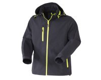 Giubbotto Softshell Rossini R Boost, antracite/giallo fluo