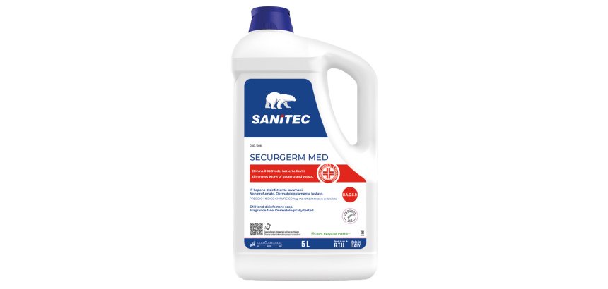 Sapone liquido Securgerm Med PMC - tanica 5 L - Sanitec