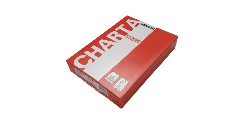 Carta Premium Quality - A4 - 80 gr - Olivetti Red - conf. 500 fogli