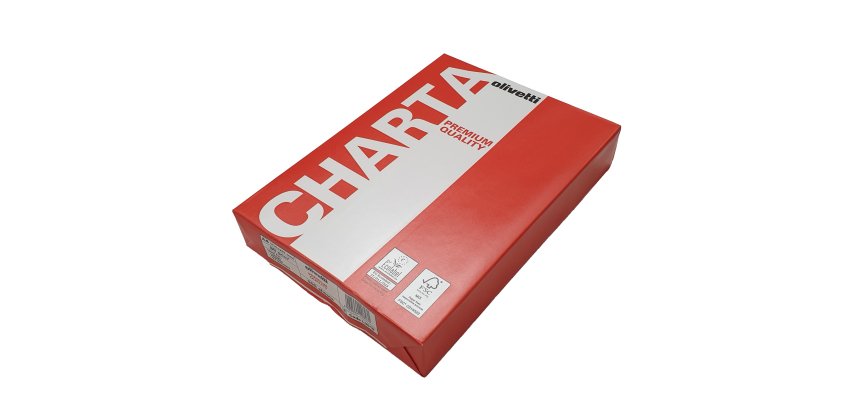 Carta Premium Quality - A4 - 80 gr - Olivetti Red - conf. 500 fogli