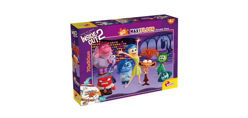 Puzzle maxi "Disney Inside Out 2" - 60 pezzi - Lisciani