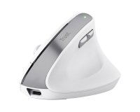 Mouse Ergonomico Bayo II wireless - bianco - Trust