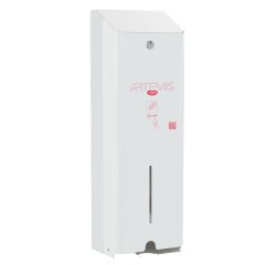 Dispenser assorbenti Artemis - 1 colonna - metallo verniciato - bianco - Mar Plast