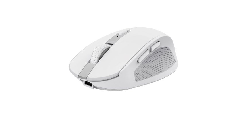 Mouse OZAA wireless - bianco - Trust