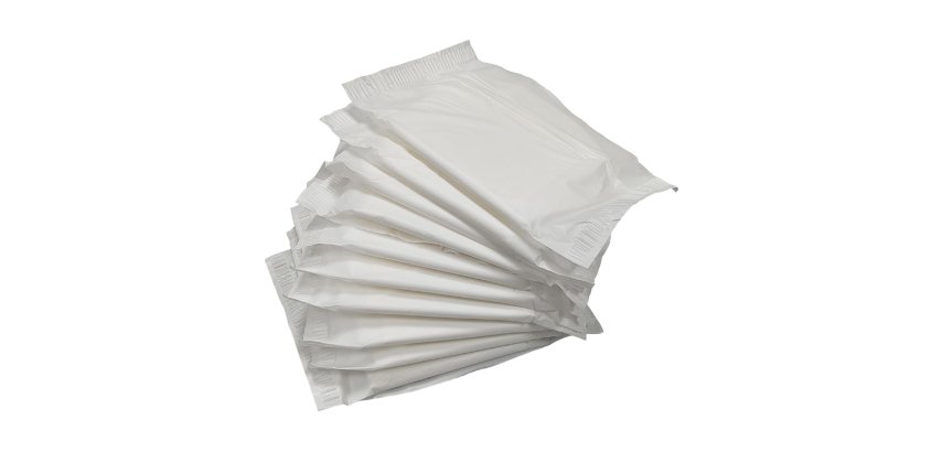 Assorbenti igienici giorno - con ali ultrasottili - cotone ipoallergenico - conf. 10 pezzi - 12,8x9x0,6cm - bianco - Mar Plast