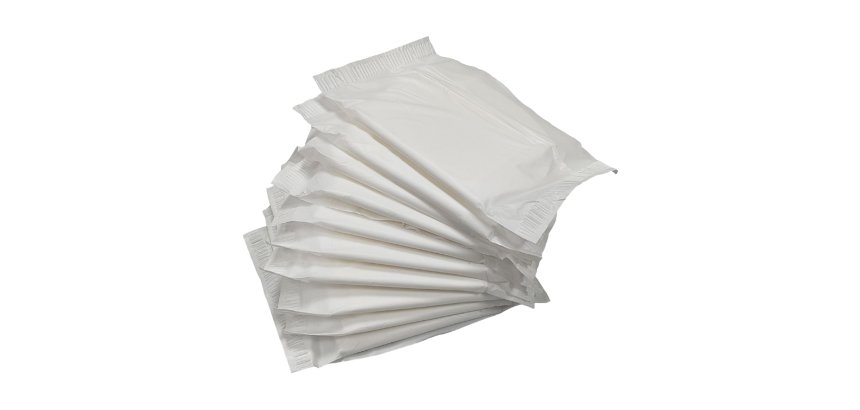 Assorbenti igienici giorno - con ali ultrasottili - cotone ipoallergenico - conf. 10 pezzi - 12,8x9x0,6cm - bianco - Mar Plast