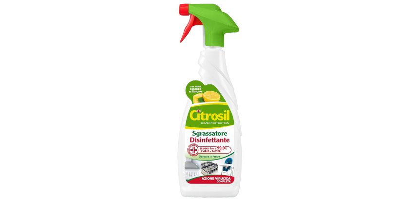 Disinfettante sgrassatore - disinfettante - virucida - limone - trigger da 650 ml - Citrosil