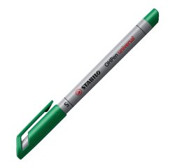 Pennarello OHPen universal cancellabile 851  - punta fine 0,7 mm - verde - Stabilo