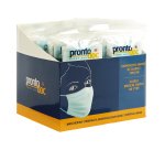 Mascherina chirurgica monouso - tipo IIR - 3 veli - celeste - ProntoDoc - conf. 10 pezzi