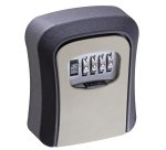 Cassetta di sicurezza per chiavi - combinazione meccanica - 9,5 x 11,5 x 4 cm - metallo - nero/grigio - Valex