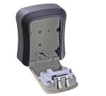 Cassetta di sicurezza per chiavi - combinazione meccanica - 9,5 x 11,5 x 4 cm - metallo - nero/grigio - Valex