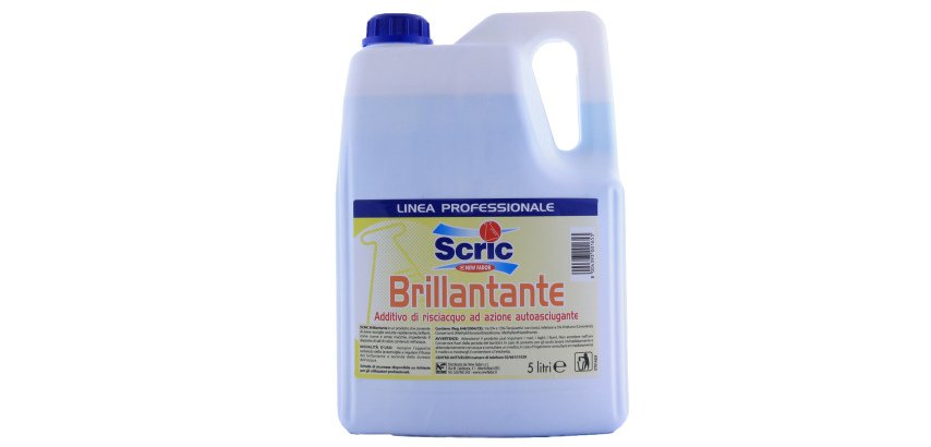 Brillantante per lavastoviglie - 5 L - Scric