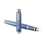 Penna stilografica IM Monochrome Rituals Blue - punta M - blu - Parker