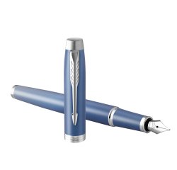 Penna stilografica IM Monochrome Rituals Blue - punta M - blu - Parker