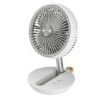 Ventilatore da tavolo Air Studio - ricaricabile - diametro 17 cm - grigio/bianco - CFG