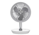 Ventilatore da tavolo Air Studio - ricaricabile - diametro 17 cm - grigio/bianco - CFG