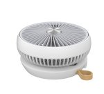 Ventilatore da tavolo Air Studio - ricaricabile - diametro 17 cm - grigio/bianco - CFG