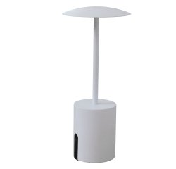 Lampada da tavolo Rocket - a led - alluminio - bianco - King Collection