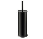 Portascopino Vic - diametro 9,5 cm - altezza 27 cm - acciaio inox - nero satinato - Perfetto