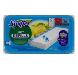 Panni lavapavimenti Wet - Swiffer - conf. 10 pezzi