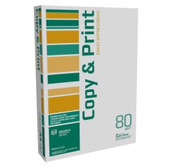 Carta bianca Copy & Print - A4 - 80gr - risma da 500 fogli - ordine drop max 25 risme