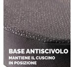 Cuscino Breyta Comfort - 6 x 43 x 43 cm - in tessuto - nero - Fellowes