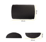 Cuscino Poggiapiedi Breyta - 10 x 45 x 30 cm  - nero - Fellowes