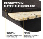 Cuscino Poggiapiedi Breyta - 10 x 45 x 30 cm  - nero - Fellowes