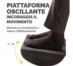 Cuscino Poggiapiedi Breyta - 10 x 45 x 30 cm  - nero - Fellowes