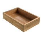 Contenitore buffet - 15,3 x 22,9 x 5 cm - bamboo - naturale - Leone
